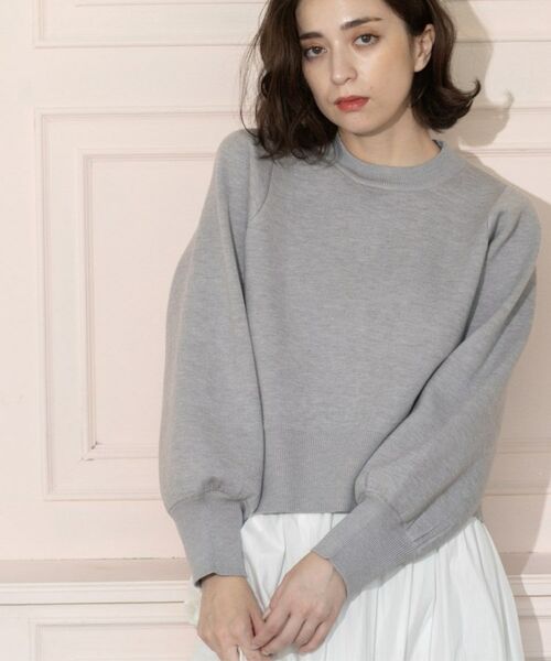 OPAQUE.CLIP / オペーク ドット クリップ ニット・セーター | スウェットライクニット | 詳細5