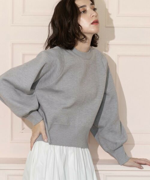 OPAQUE.CLIP / オペーク ドット クリップ ニット・セーター | スウェットライクニット | 詳細6