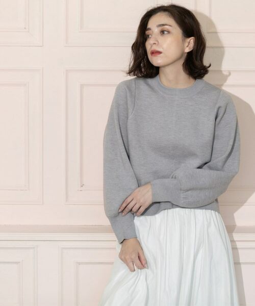 OPAQUE.CLIP / オペーク ドット クリップ ニット・セーター | スウェットライクニット | 詳細7