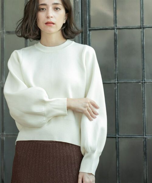 OPAQUE.CLIP / オペーク ドット クリップ ニット・セーター | スウェットライクニット | 詳細9