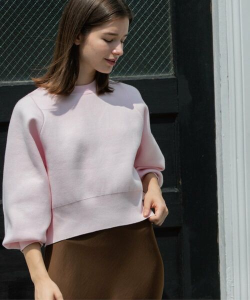 OPAQUE.CLIP / オペーク ドット クリップ ニット・セーター | スウェットライクニット(ライトピンク(070))