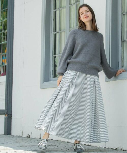 OPAQUE.CLIP / オペーク ドット クリップ ニット・セーター | クリアシャギークルーネックニット【洗える】 | 詳細13