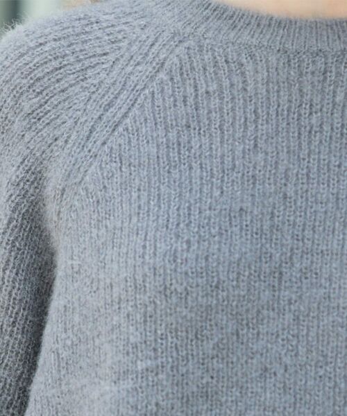 OPAQUE.CLIP / オペーク ドット クリップ ニット・セーター | クリアシャギークルーネックニット【洗える】 | 詳細14
