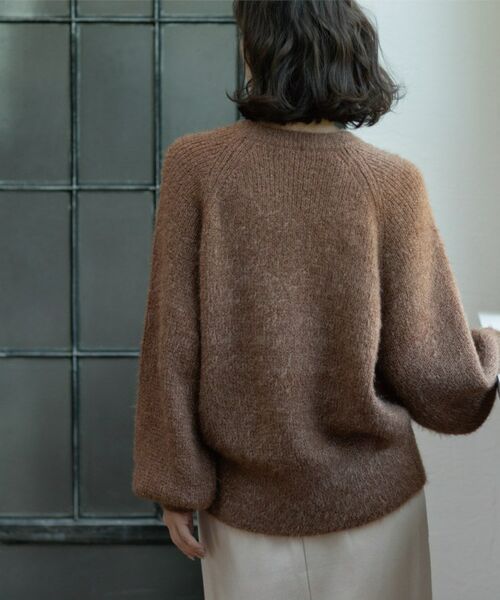 OPAQUE.CLIP / オペーク ドット クリップ ニット・セーター | クリアシャギークルーネックニット【洗える】 | 詳細28