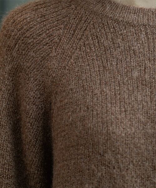 OPAQUE.CLIP / オペーク ドット クリップ ニット・セーター | クリアシャギークルーネックニット【洗える】 | 詳細29