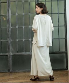 OPAQUE.CLIP / オペーク ドット クリップ セットアップ | リラクシートップス×フレアスカート/セットアップ対応【洗濯機洗い可】