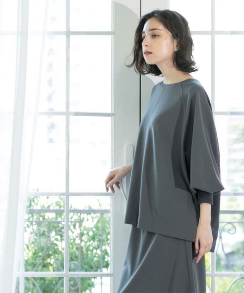 OPAQUE.CLIP / オペーク ドット クリップ セットアップ | リラクシートップス×フレアスカート/セットアップ対応【洗濯機洗い可】 | 詳細10