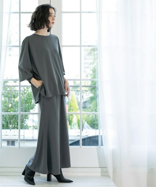 OPAQUE.CLIP / オペーク ドット クリップ セットアップ | リラクシートップス×フレアスカート/セットアップ対応【洗濯機洗い可】 | 詳細11