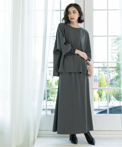 OPAQUE.CLIP / オペーク ドット クリップ セットアップ | リラクシートップス×フレアスカート/セットアップ対応【洗濯機洗い可】 | 詳細12