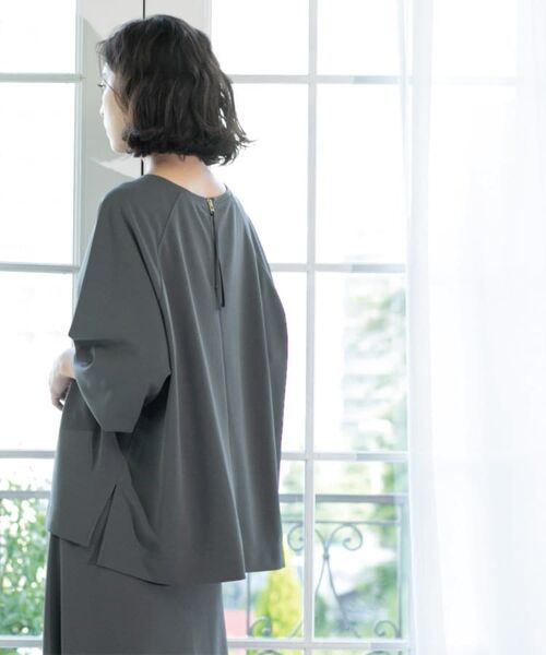 OPAQUE.CLIP / オペーク ドット クリップ セットアップ | リラクシートップス×フレアスカート/セットアップ対応【洗濯機洗い可】 | 詳細13