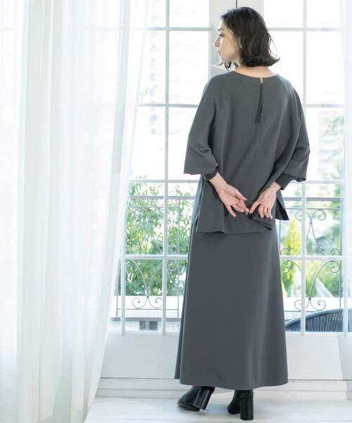 OPAQUE.CLIP / オペーク ドット クリップ セットアップ | リラクシートップス×フレアスカート/セットアップ対応【洗濯機洗い可】 | 詳細14