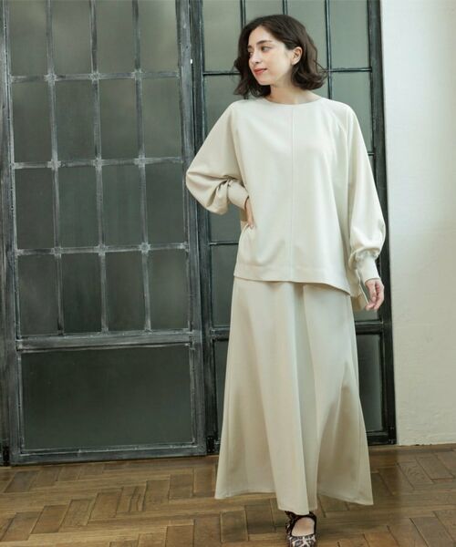 OPAQUE.CLIP / オペーク ドット クリップ セットアップ | リラクシートップス×フレアスカート/セットアップ対応【洗濯機洗い可】 | 詳細16