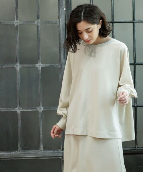 OPAQUE.CLIP / オペーク ドット クリップ セットアップ | リラクシートップス×フレアスカート/セットアップ対応【洗濯機洗い可】 | 詳細18