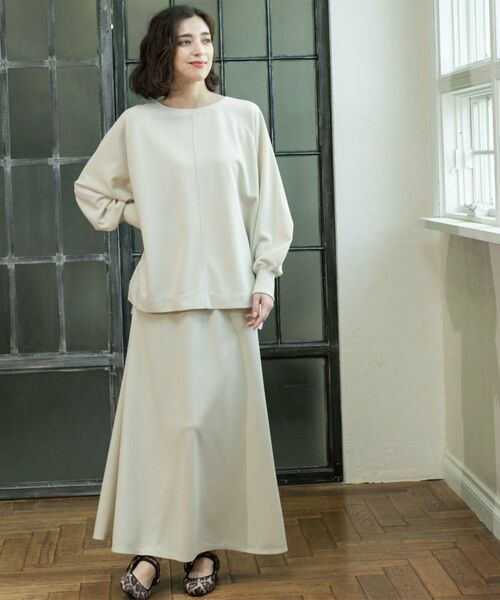 OPAQUE.CLIP / オペーク ドット クリップ セットアップ | リラクシートップス×フレアスカート/セットアップ対応【洗濯機洗い可】 | 詳細20