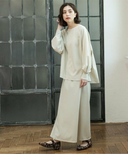 OPAQUE.CLIP / オペーク ドット クリップ セットアップ | リラクシートップス×フレアスカート/セットアップ対応【洗濯機洗い可】 | 詳細21