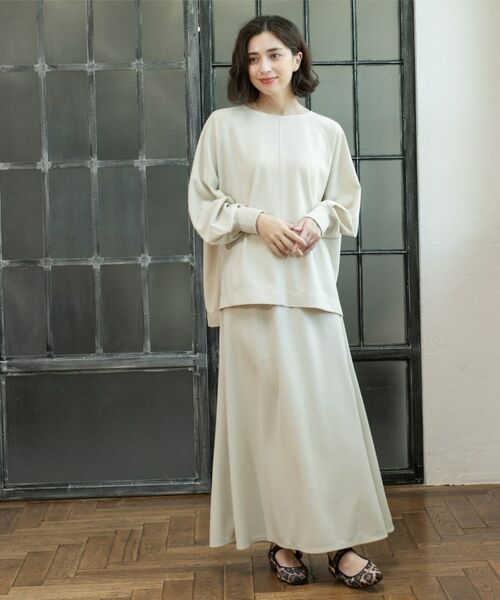 OPAQUE.CLIP / オペーク ドット クリップ セットアップ | リラクシートップス×フレアスカート/セットアップ対応【洗濯機洗い可】 | 詳細23