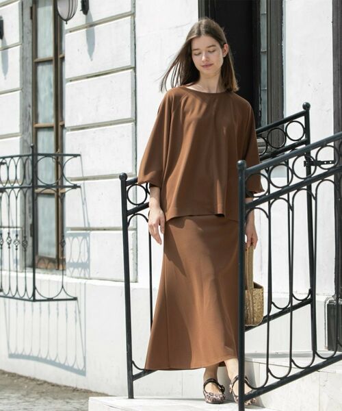 OPAQUE.CLIP / オペーク ドット クリップ セットアップ | リラクシートップス×フレアスカート/セットアップ対応【洗濯機洗い可】 | 詳細4