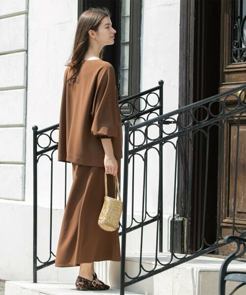 OPAQUE.CLIP / オペーク ドット クリップ セットアップ | リラクシートップス×フレアスカート/セットアップ対応【洗濯機洗い可】 | 詳細5