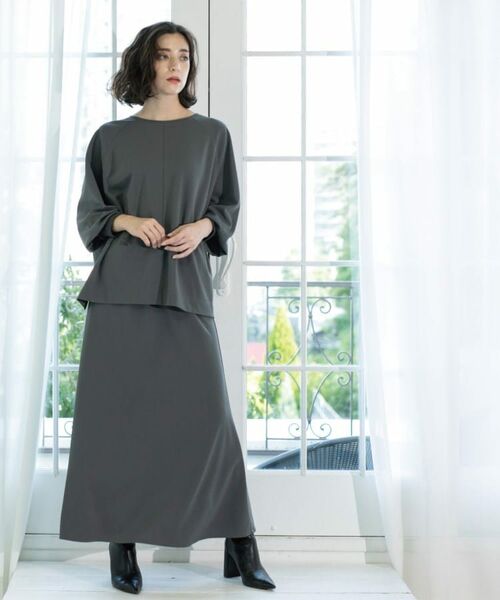 OPAQUE.CLIP / オペーク ドット クリップ セットアップ | リラクシートップス×フレアスカート/セットアップ対応【洗濯機洗い可】 | 詳細7