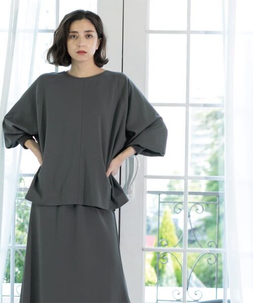 OPAQUE.CLIP / オペーク ドット クリップ セットアップ | リラクシートップス×フレアスカート/セットアップ対応【洗濯機洗い可】 | 詳細9