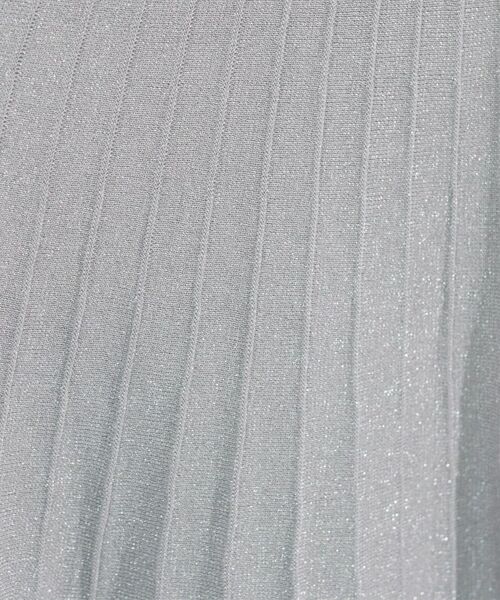 OPAQUE.CLIP / オペーク ドット クリップ ロング・マキシ丈スカート | ラメニットプリーツスカート【洗える】 | 詳細15