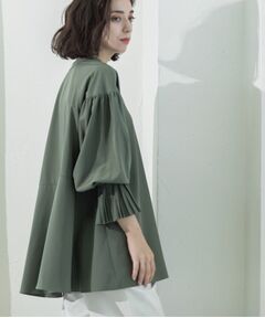 OPAQUE.CLIP / オペーク ドット クリップ シャツ・ブラウス | プリーツキャンディスリーブブラウス【洗濯機洗い可】