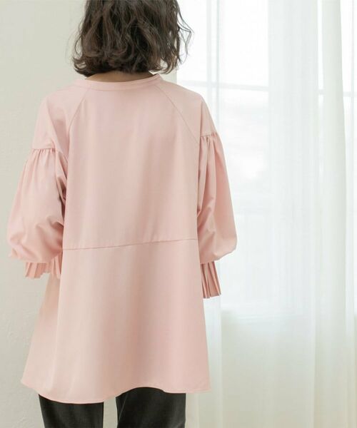 OPAQUE.CLIP / オペーク ドット クリップ シャツ・ブラウス | プリーツキャンディスリーブブラウス【洗濯機洗い可】 | 詳細11