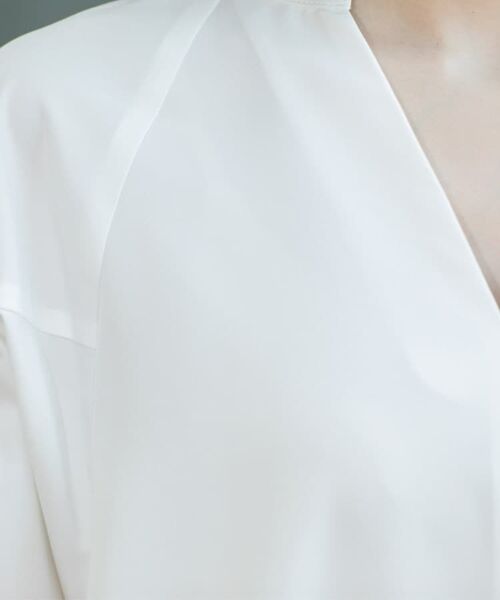 OPAQUE.CLIP / オペーク ドット クリップ シャツ・ブラウス | プリーツキャンディスリーブブラウス【洗濯機洗い可】 | 詳細19