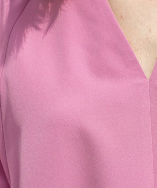 OPAQUE.CLIP / オペーク ドット クリップ シャツ・ブラウス | プリーツキャンディスリーブブラウス【洗濯機洗い可】 | 詳細5