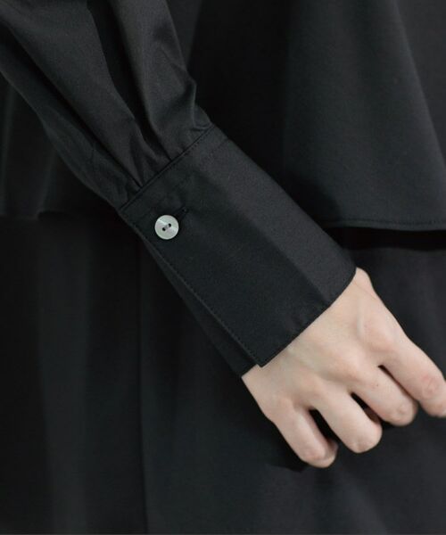 OPAQUE.CLIP / オペーク ドット クリップ シャツ・ブラウス | アシンメトリーフリルチュニック【洗濯機洗い可】 | 詳細29