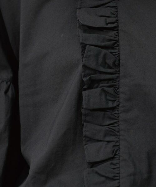 OPAQUE.CLIP / オペーク ドット クリップ シャツ・ブラウス | Vネックアシメフリルブラウス【洗濯機洗い可】 | 詳細15