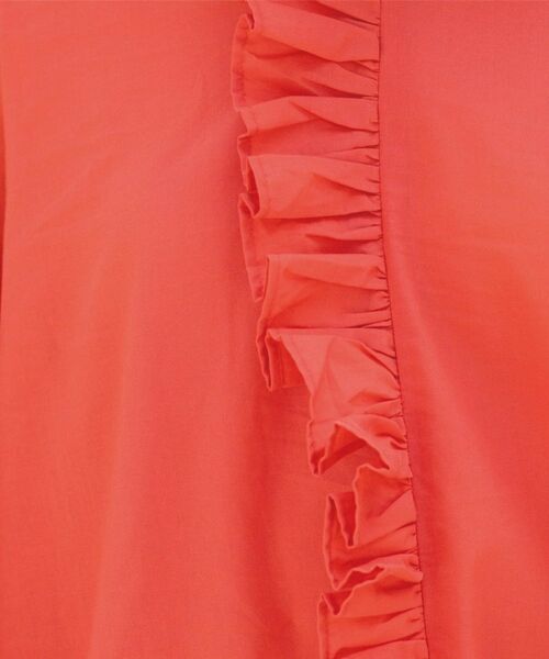 OPAQUE.CLIP / オペーク ドット クリップ シャツ・ブラウス | Vネックアシメフリルブラウス【洗濯機洗い可】 | 詳細22