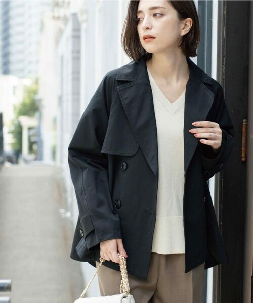 OPAQUE.CLIP / オペーク ドット クリップ トレンチコート | フレアミドルトレンチコート | 詳細11