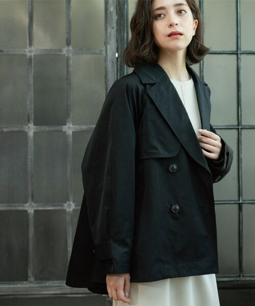 OPAQUE.CLIP / オペーク ドット クリップ トレンチコート | フレアミドルトレンチコート | 詳細16