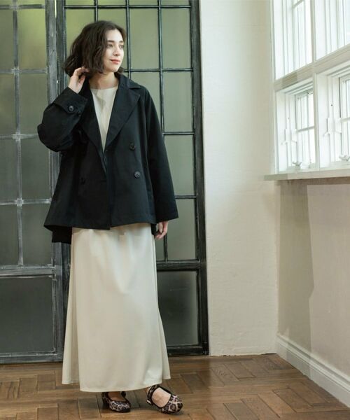 OPAQUE.CLIP / オペーク ドット クリップ トレンチコート | フレアミドルトレンチコート | 詳細21