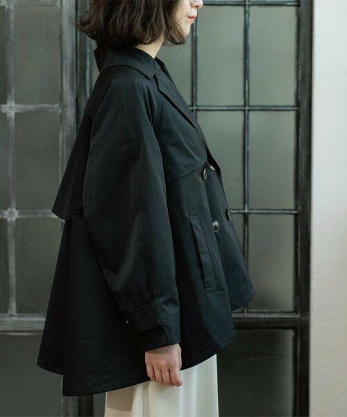 OPAQUE.CLIP / オペーク ドット クリップ トレンチコート | フレアミドルトレンチコート | 詳細25