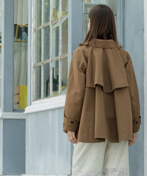 OPAQUE.CLIP / オペーク ドット クリップ トレンチコート | フレアミドルトレンチコート | 詳細5