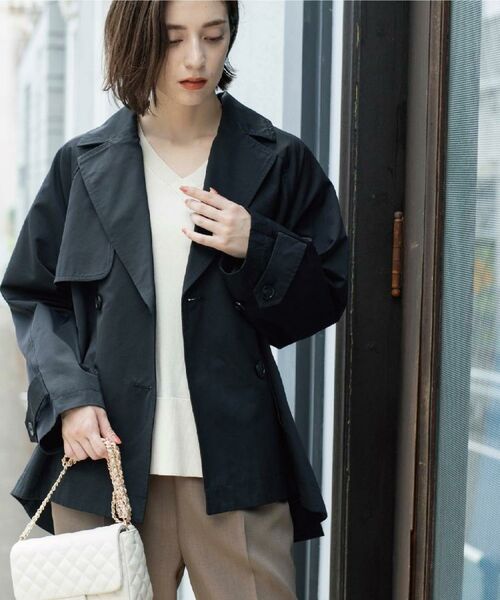 OPAQUE.CLIP / オペーク ドット クリップ トレンチコート | フレアミドルトレンチコート | 詳細9