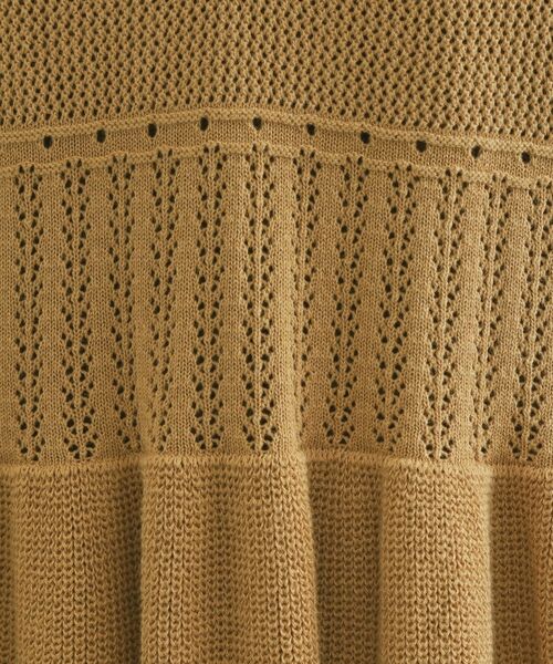 OPAQUE.CLIP / オペーク ドット クリップ ニット・セーター | カギ針風ニットキャミビスチェ【洗濯機洗い可】 | 詳細8