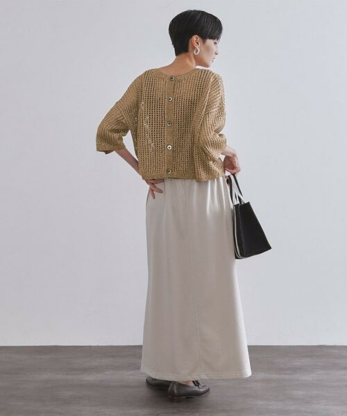 OPAQUE.CLIP / オペーク ドット クリップ ニット・セーター | 2WAY ラメメッシュニット【洗濯機洗い可/抗ピル】 | 詳細10