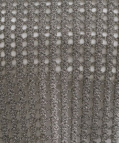 OPAQUE.CLIP / オペーク ドット クリップ ニット・セーター | 2WAY ラメメッシュニット【洗濯機洗い可/抗ピル】 | 詳細18