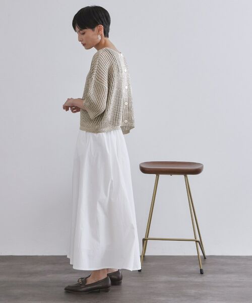 OPAQUE.CLIP / オペーク ドット クリップ ニット・セーター | 2WAY ラメメッシュニット【洗濯機洗い可/抗ピル】 | 詳細4