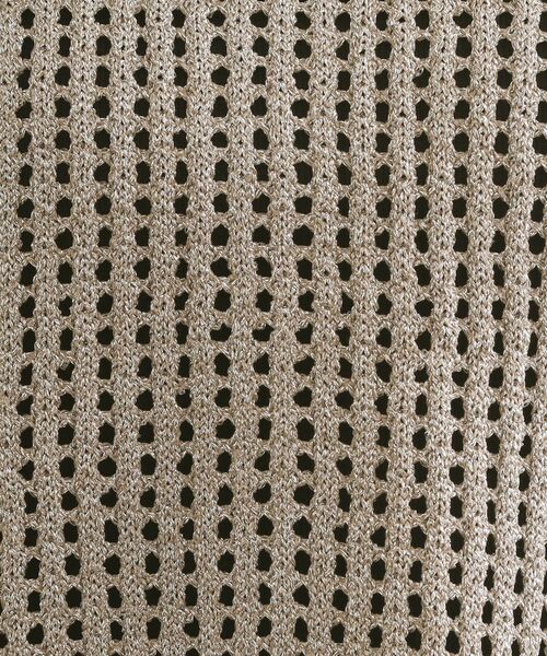 OPAQUE.CLIP / オペーク ドット クリップ ニット・セーター | 2WAY ラメメッシュニット【洗濯機洗い可/抗ピル】 | 詳細6