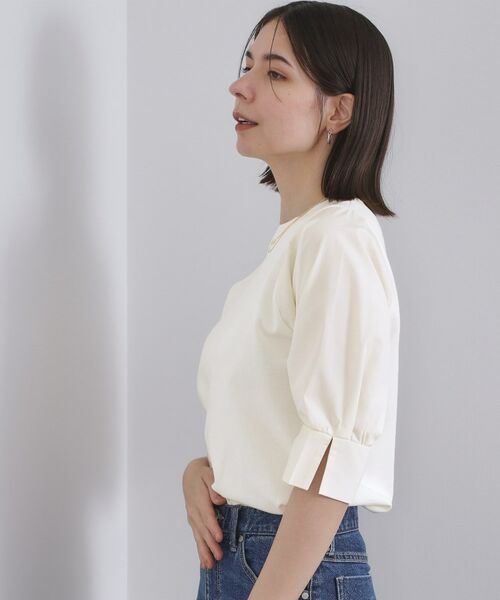 OPAQUE.CLIP / オペーク ドット クリップ ニット・セーター | ドッキングスリーブニット【洗濯機洗い可/抗ピル】 | 詳細1