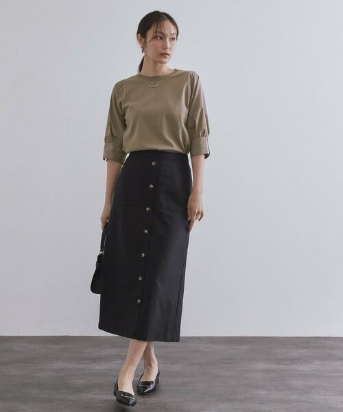 OPAQUE.CLIP / オペーク ドット クリップ ニット・セーター | ドッキングスリーブニット【洗濯機洗い可/抗ピル】 | 詳細10