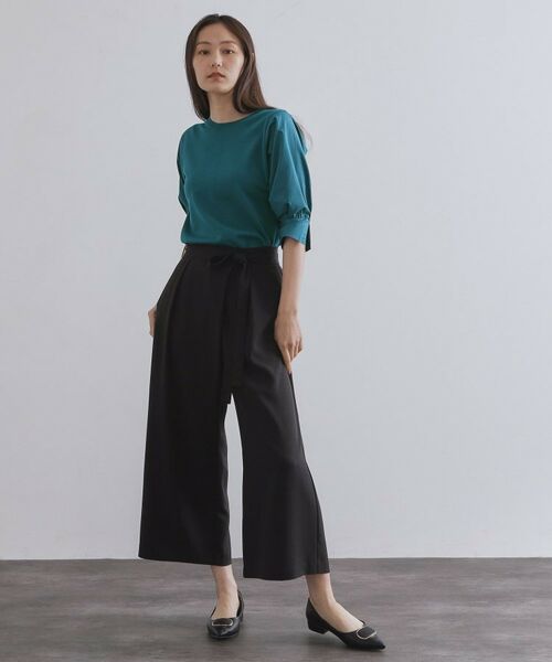 OPAQUE.CLIP / オペーク ドット クリップ ニット・セーター | ドッキングスリーブニット【洗濯機洗い可/抗ピル】 | 詳細15