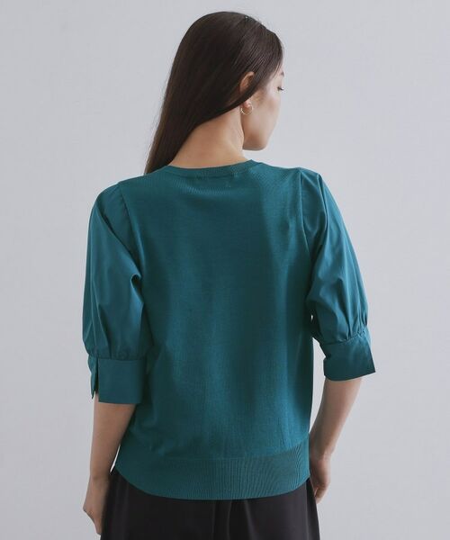 OPAQUE.CLIP / オペーク ドット クリップ ニット・セーター | ドッキングスリーブニット【洗濯機洗い可/抗ピル】 | 詳細19