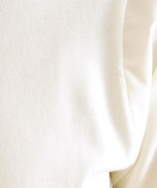 OPAQUE.CLIP / オペーク ドット クリップ ニット・セーター | ドッキングスリーブニット【洗濯機洗い可/抗ピル】 | 詳細4