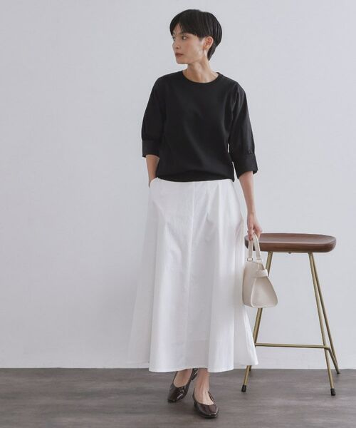 OPAQUE.CLIP / オペーク ドット クリップ ニット・セーター | ドッキングスリーブニット【洗濯機洗い可/抗ピル】 | 詳細6