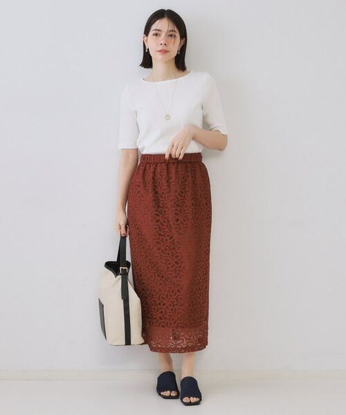 OPAQUE.CLIP / オペーク ドット クリップ カットソー | 汗染み防止 ボートネックリブカットソー【洗濯機洗い可/抗ピル】 | 詳細6